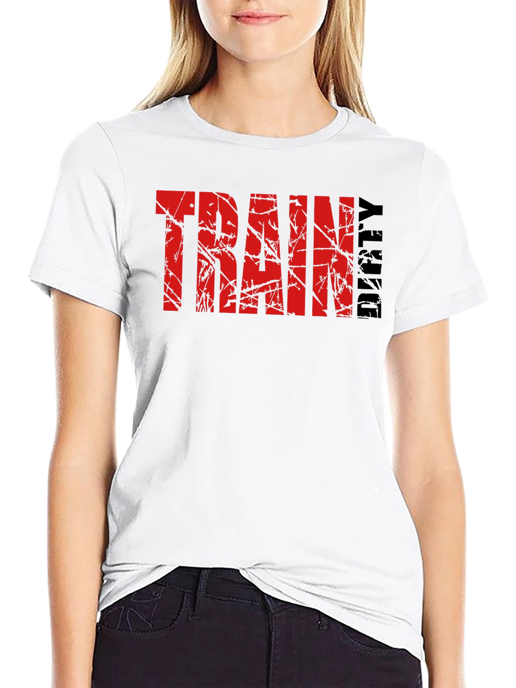 Train Dirty Black Graphic Tee