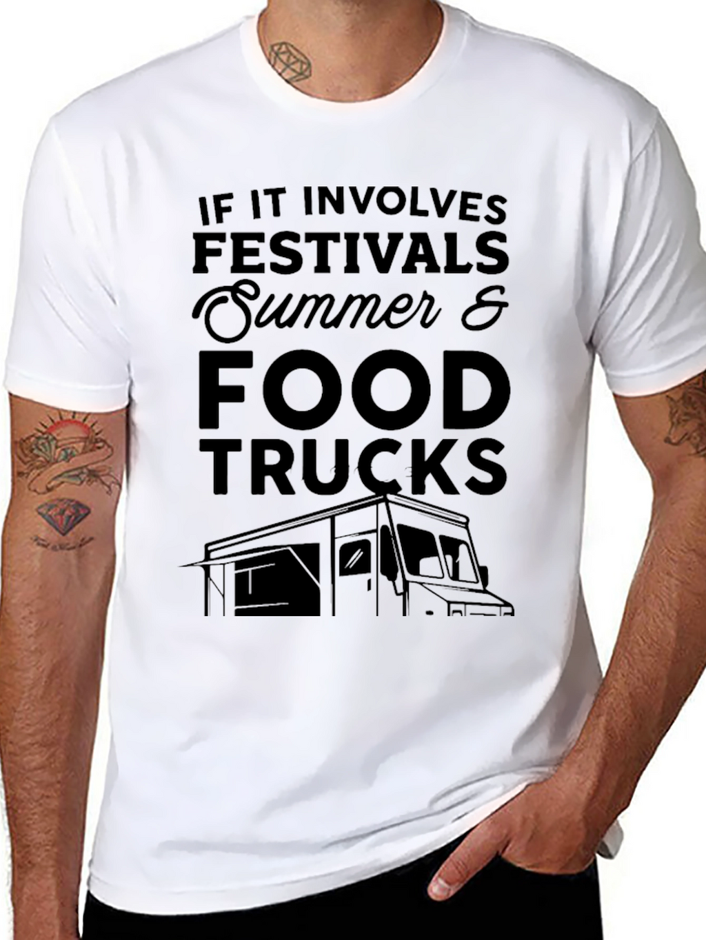 Festival Summer Food Truck Graphic Tee