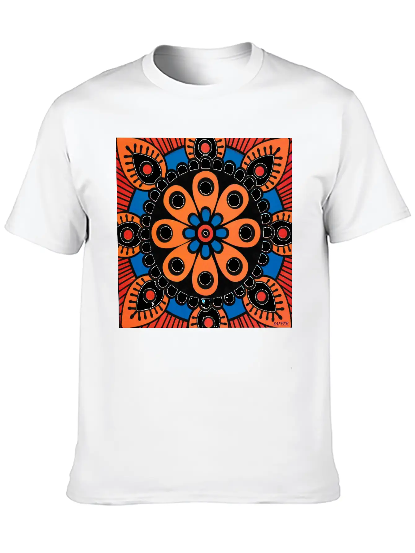 Ajrak 101 Breathable Soft Cotton T-Shirt – Timeless Casual Look