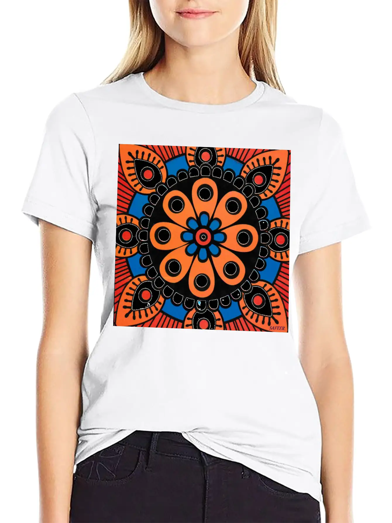 Ajrak 101 Breathable Soft Cotton T-Shirt – Timeless Casual Look