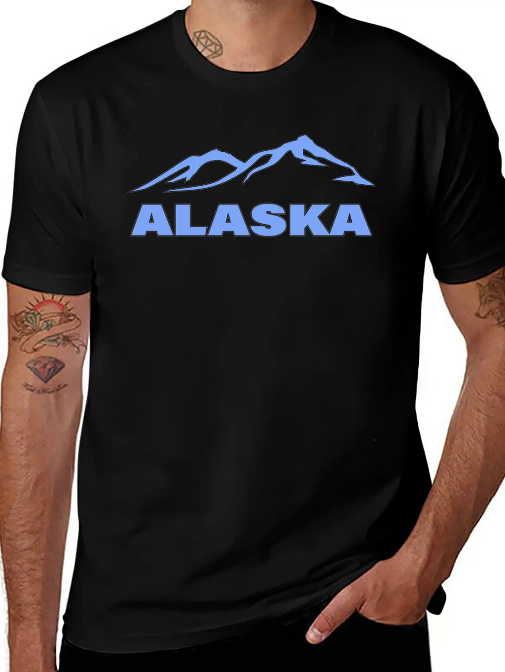 ALASKA Unisex Casual T-Shirt – Clean Design For Daily Comfort