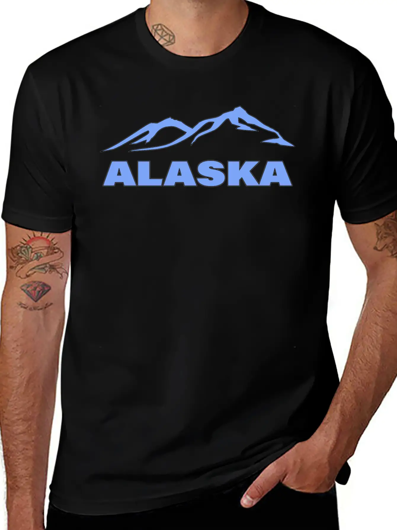 ALASKA Unisex Casual T-Shirt – Clean Design For Daily Comfort