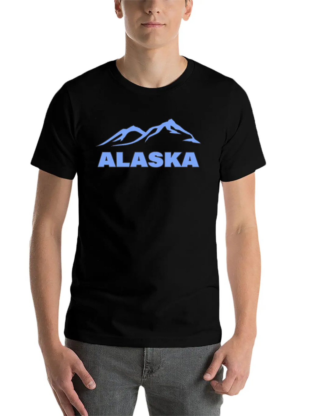 ALASKA Unisex Casual T-Shirt – Clean Design For Daily Comfort