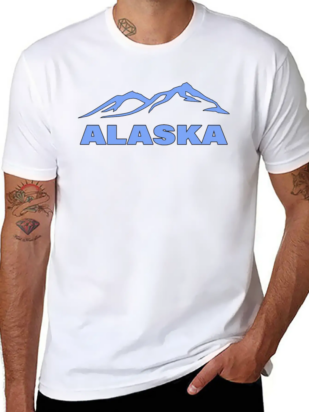 ALASKA Unisex Casual T-Shirt – Clean Design For Daily Comfort