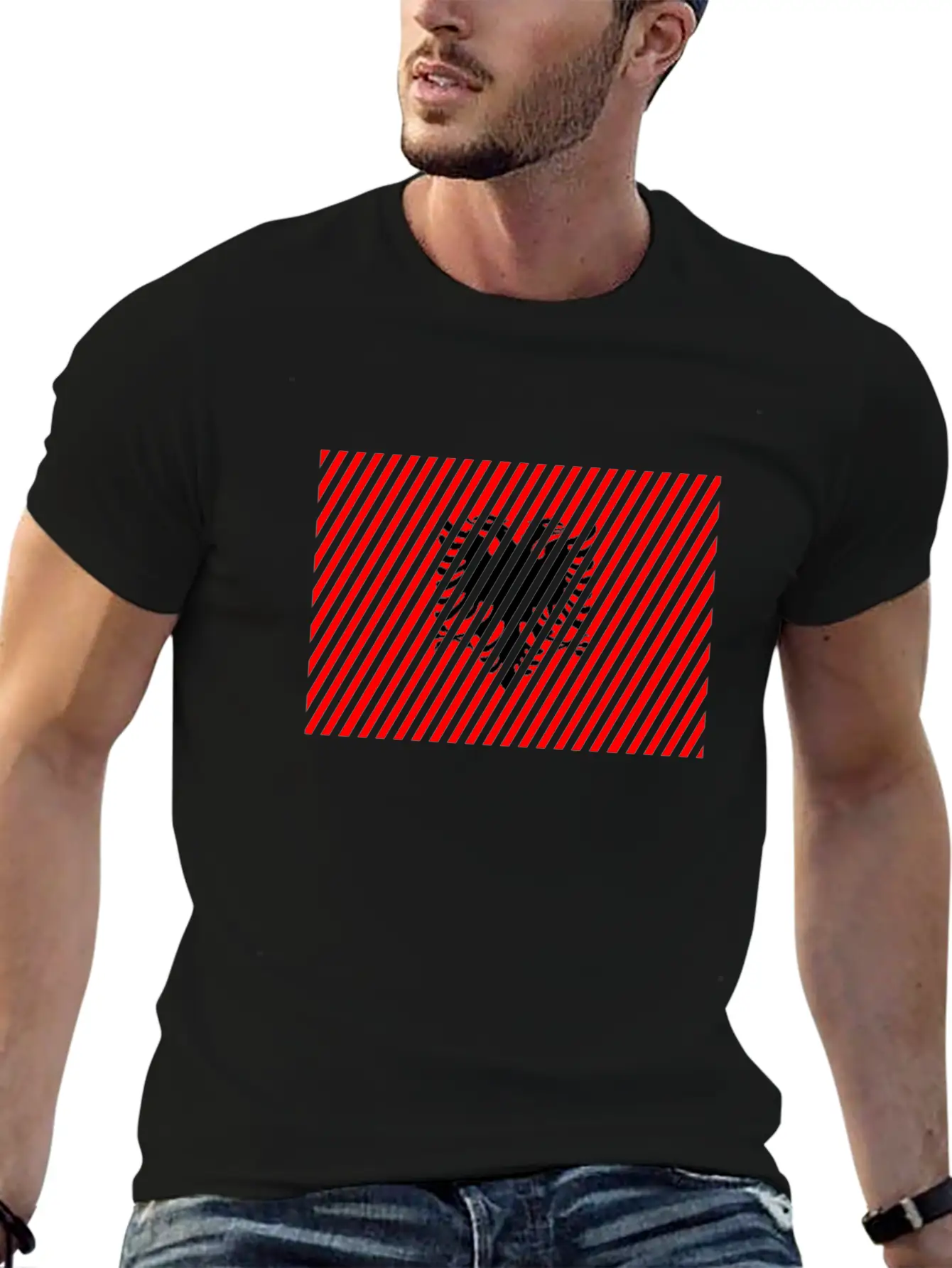 Albania Flag Unisex Short Sleeve Soft Cotton T-Shirt – Casual Everyday Wear