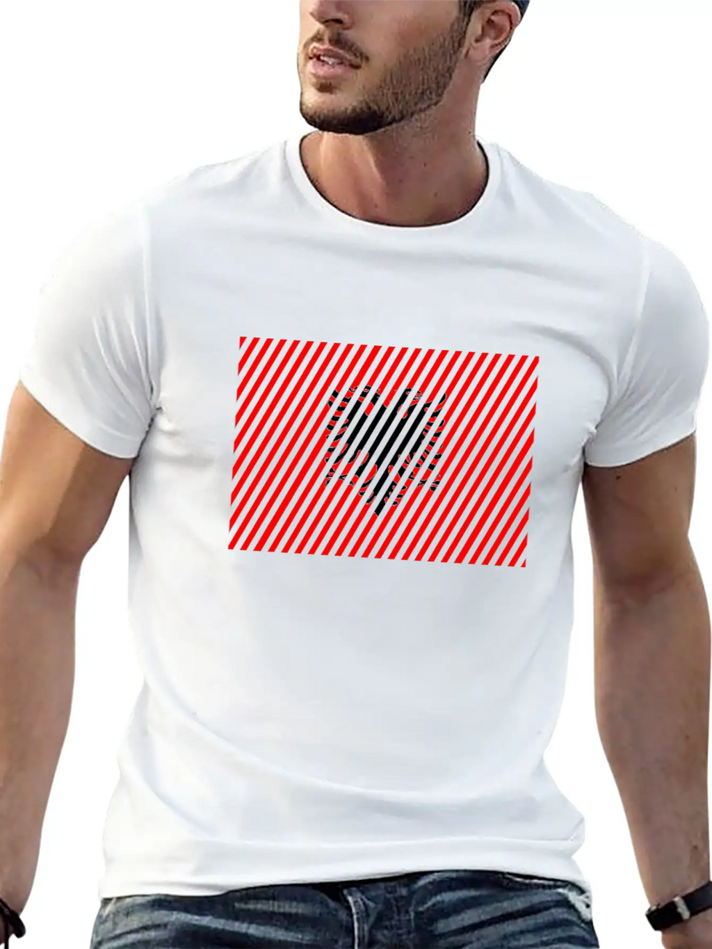 Albania Flag Unisex Short Sleeve Soft Cotton T-Shirt – Casual Everyday Wear