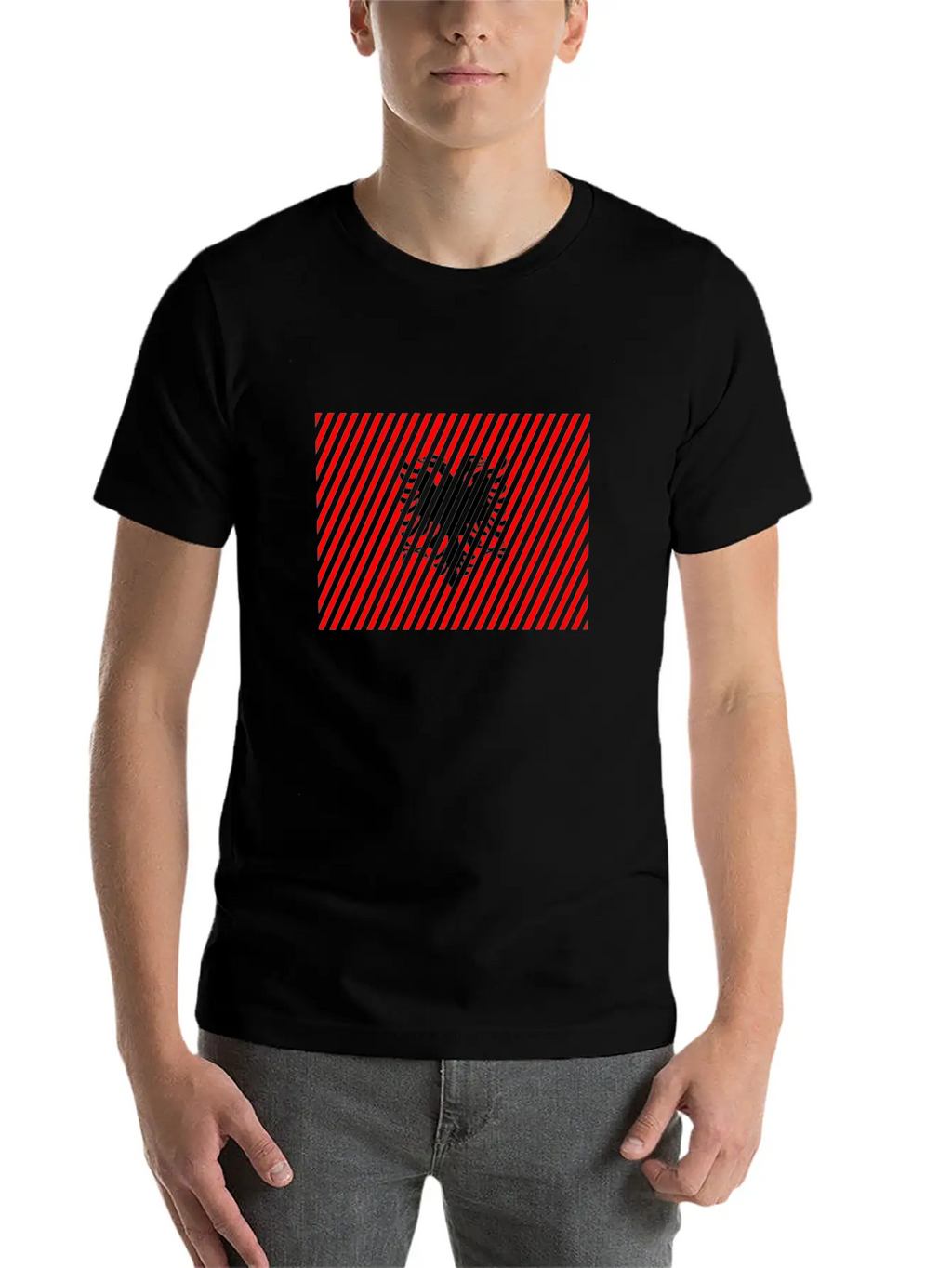 Albania Flag Unisex Short Sleeve Soft Cotton T-Shirt – Casual Everyday Wear