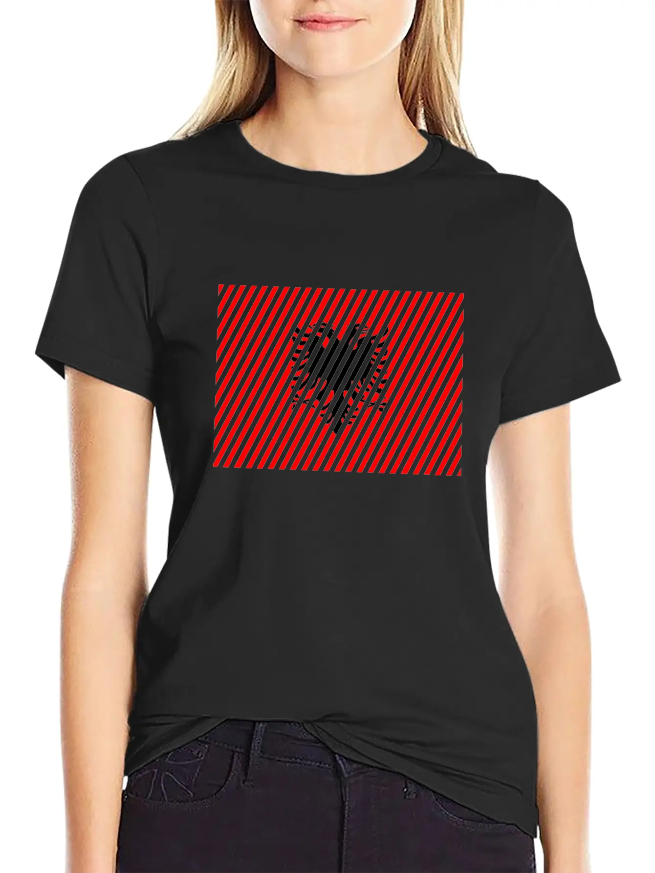Albania Flag Unisex Short Sleeve Soft Cotton T-Shirt – Casual Everyday Wear