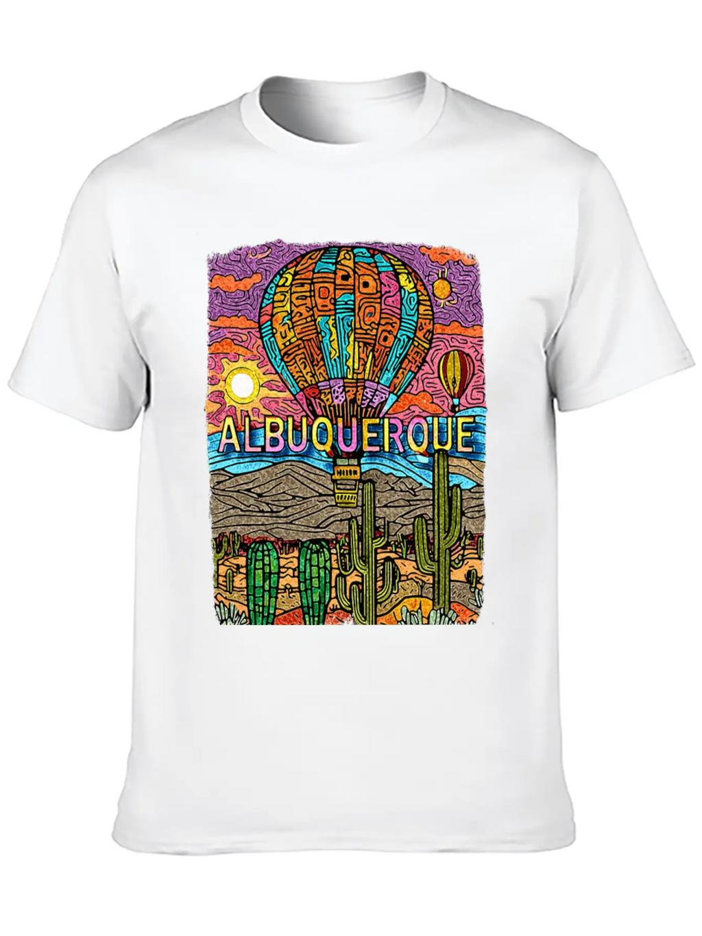 Albuquerque New Mexico NM Desert Oasis SD528 Casual Graphic T-Shirt – Simple And Comfortable Daily Wear