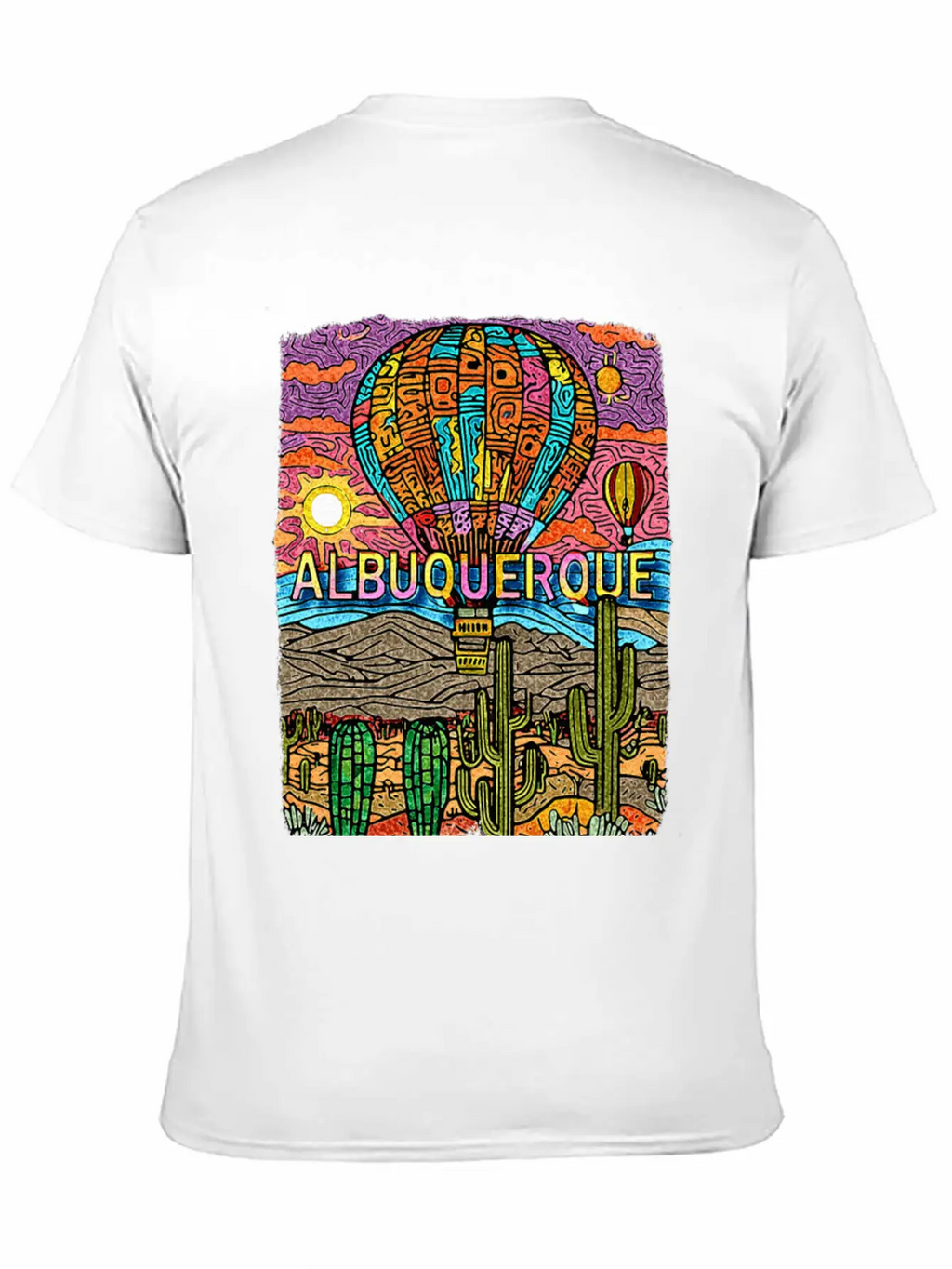 Albuquerque New Mexico NM Desert Oasis SD528 Casual Graphic T-Shirt – Simple And Comfortable Daily Wear