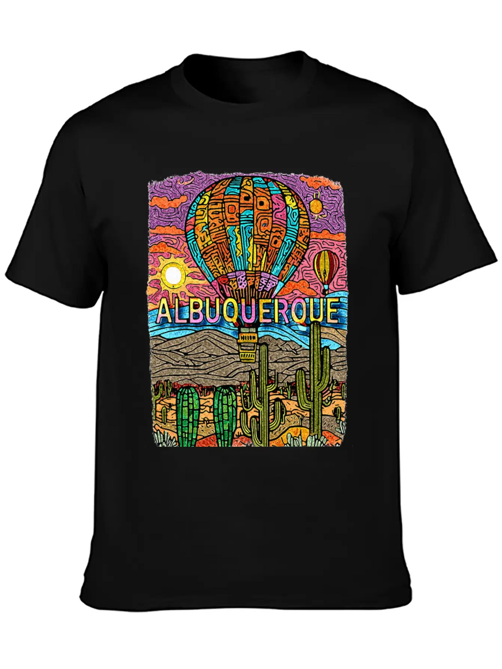 Albuquerque New Mexico NM Desert Oasis SD528 Casual Graphic T-Shirt – Simple And Comfortable Daily Wear
