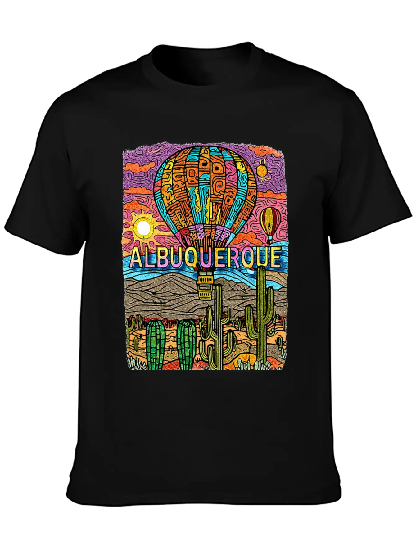 Albuquerque New Mexico NM Desert Oasis SD528 Casual Graphic T-Shirt – Simple And Comfortable Daily Wear