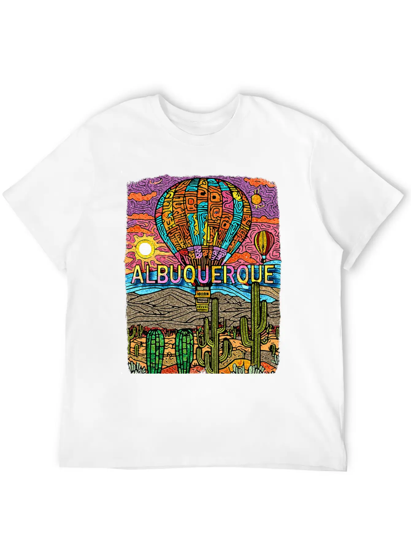 Albuquerque New Mexico NM Desert Oasis SD528 Casual Graphic T-Shirt – Simple And Comfortable Daily Wear