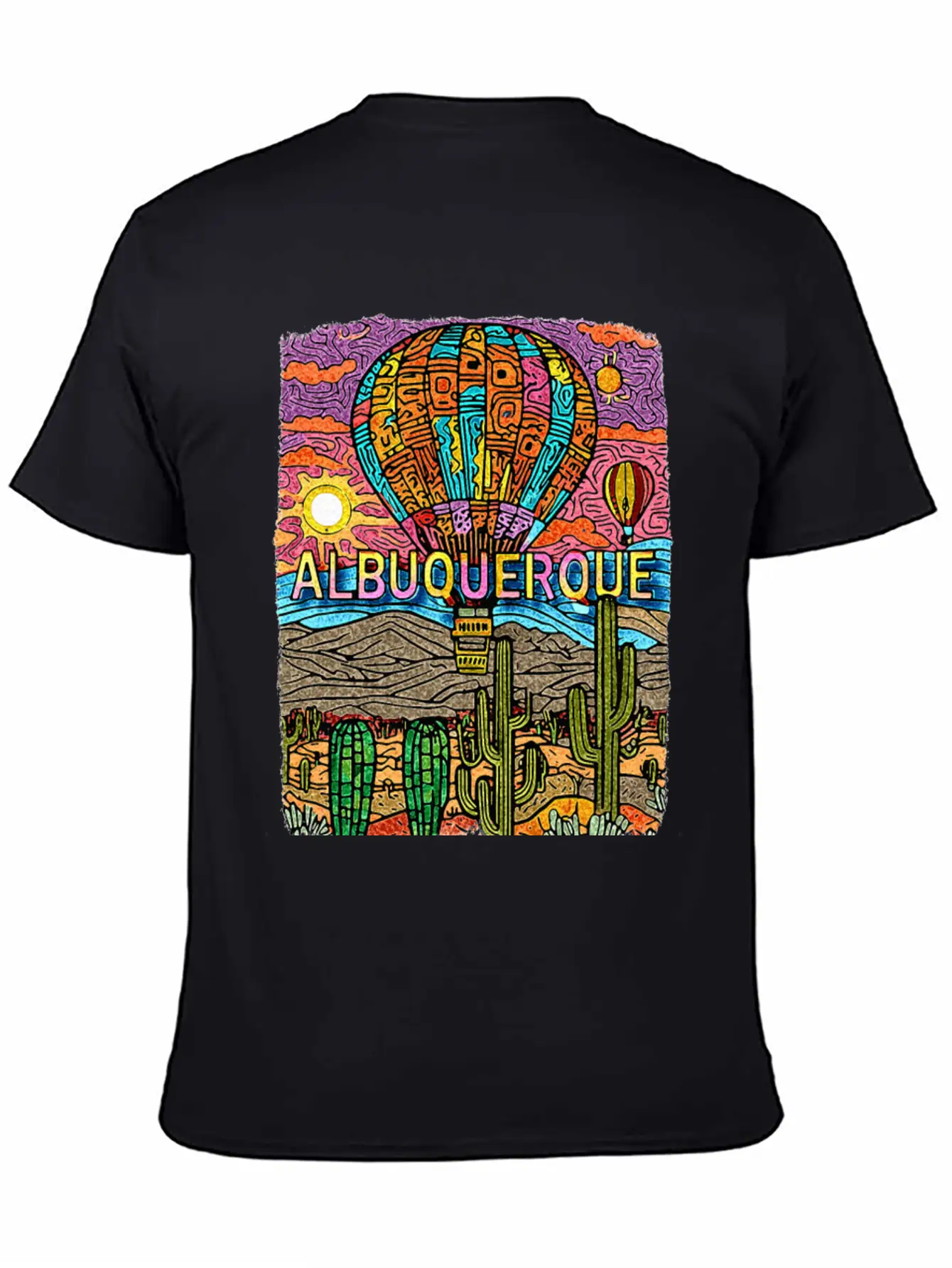 Albuquerque New Mexico NM Desert Oasis SD528 Casual Graphic T-Shirt – Simple And Comfortable Daily Wear