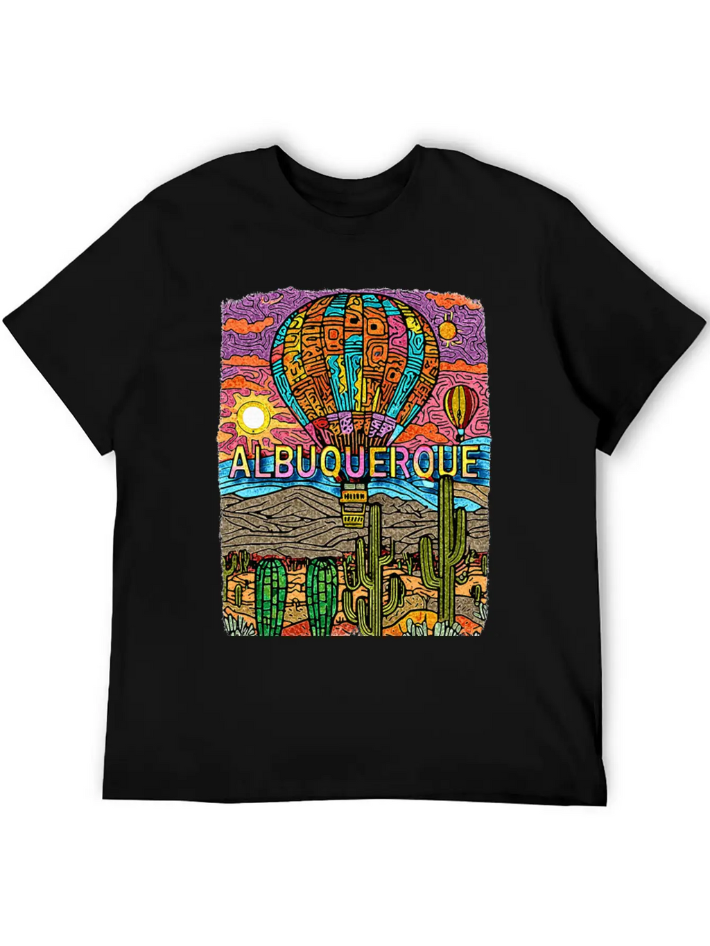 Albuquerque New Mexico NM Desert Oasis SD528 Casual Graphic T-Shirt – Simple And Comfortable Daily Wear