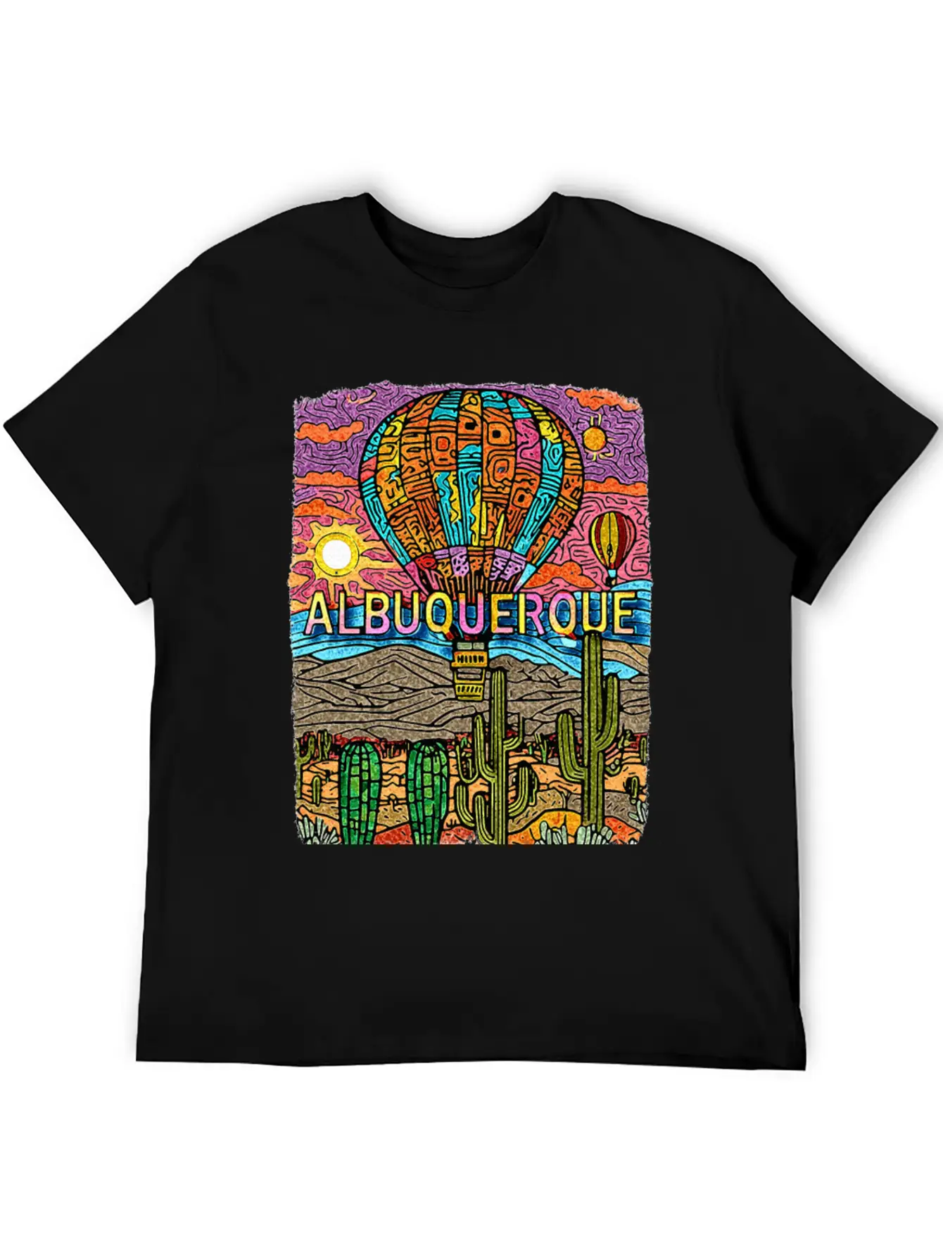 Albuquerque New Mexico NM Desert Oasis SD528 Casual Graphic T-Shirt – Simple And Comfortable Daily Wear