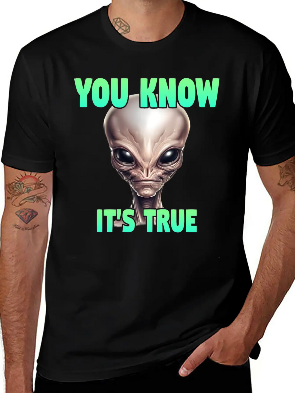 Alien Consciousness Casual Graphic T-Shirt – Simple And Comfortable Daily Wear