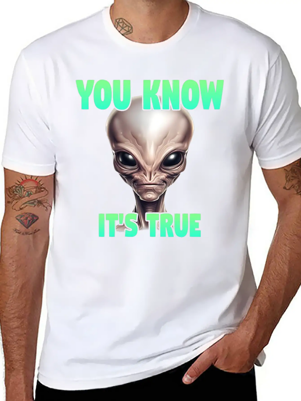 Alien Consciousness Casual Graphic T-Shirt – Simple And Comfortable Daily Wear