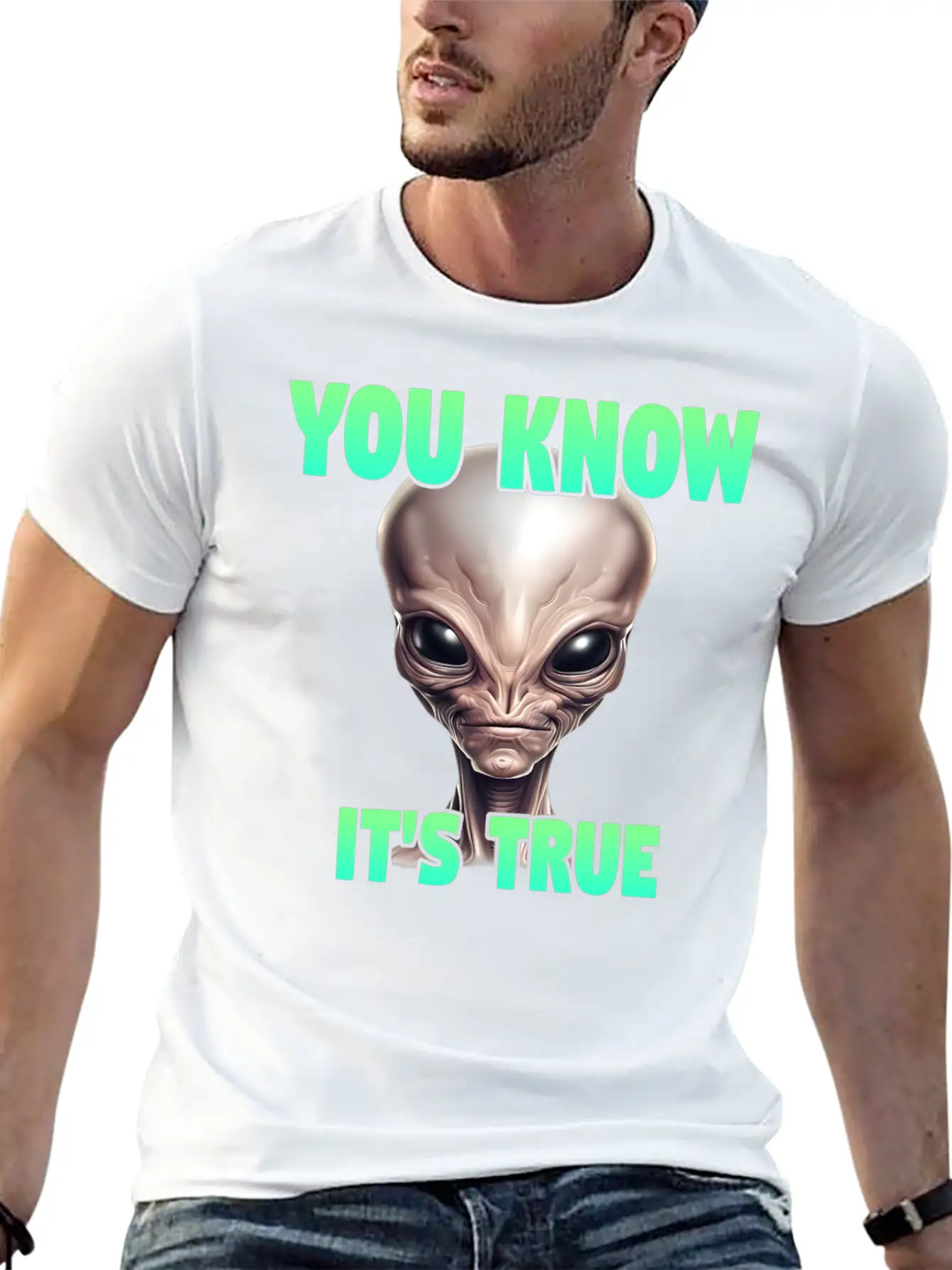 Alien Consciousness Casual Graphic T-Shirt – Simple And Comfortable Daily Wear