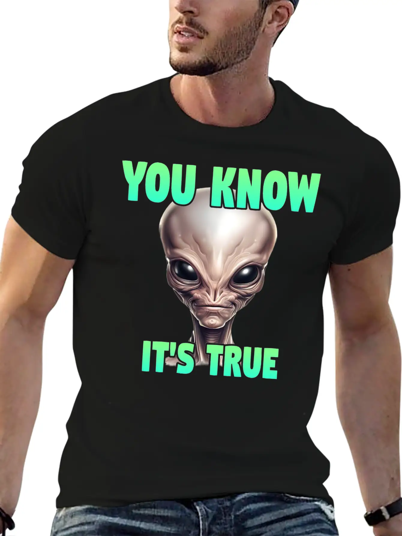Alien Consciousness Casual Graphic T-Shirt – Simple And Comfortable Daily Wear