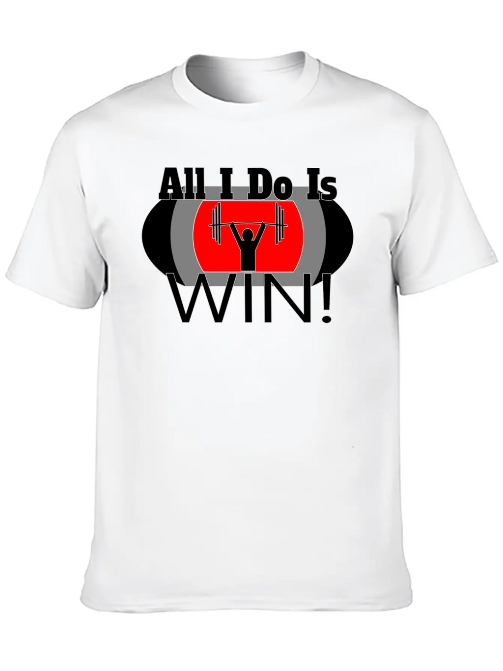 ALL I DO IS WIN (LIFTING) Unisex Casual T-Shirt – Clean Design For Daily Comfort