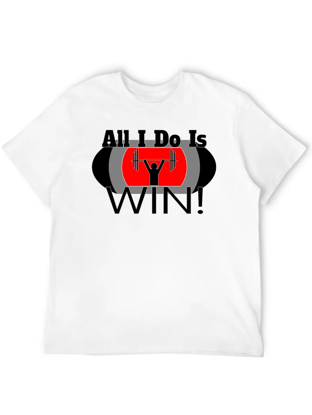 ALL I DO IS WIN (LIFTING) Unisex Casual T-Shirt – Clean Design For Daily Comfort