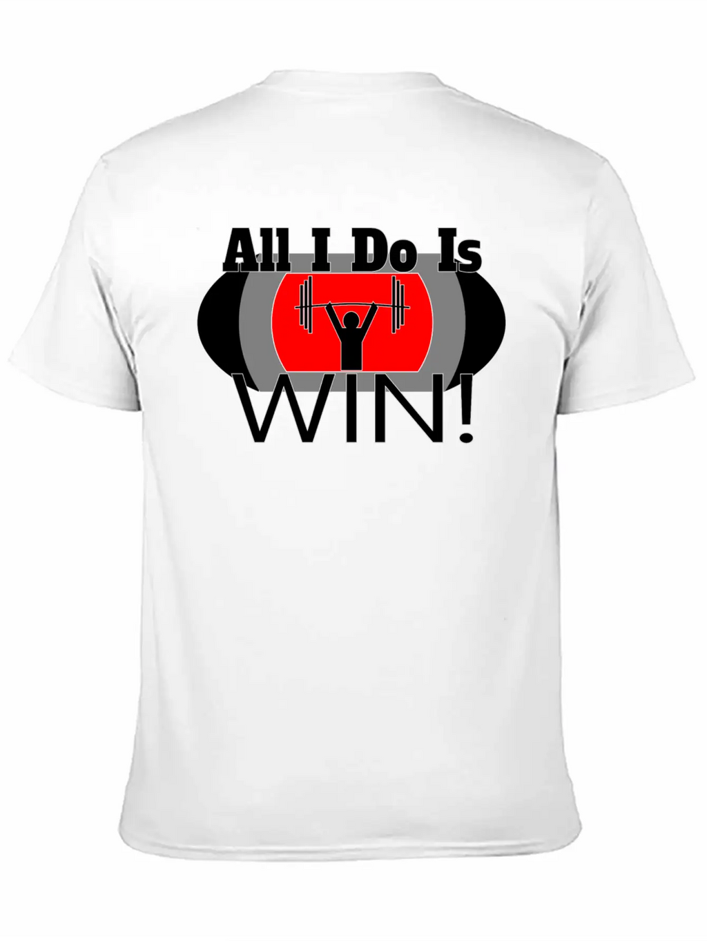 ALL I DO IS WIN (LIFTING) Unisex Casual T-Shirt – Clean Design For Daily Comfort