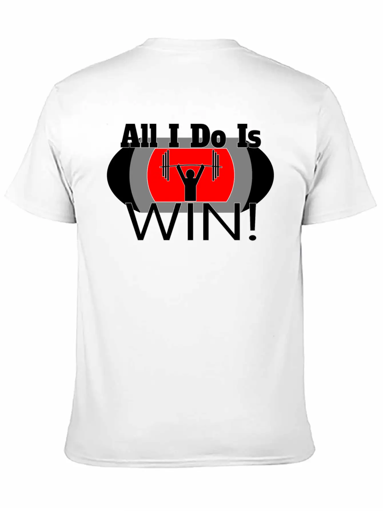 ALL I DO IS WIN (LIFTING) Unisex Casual T-Shirt – Clean Design For Daily Comfort