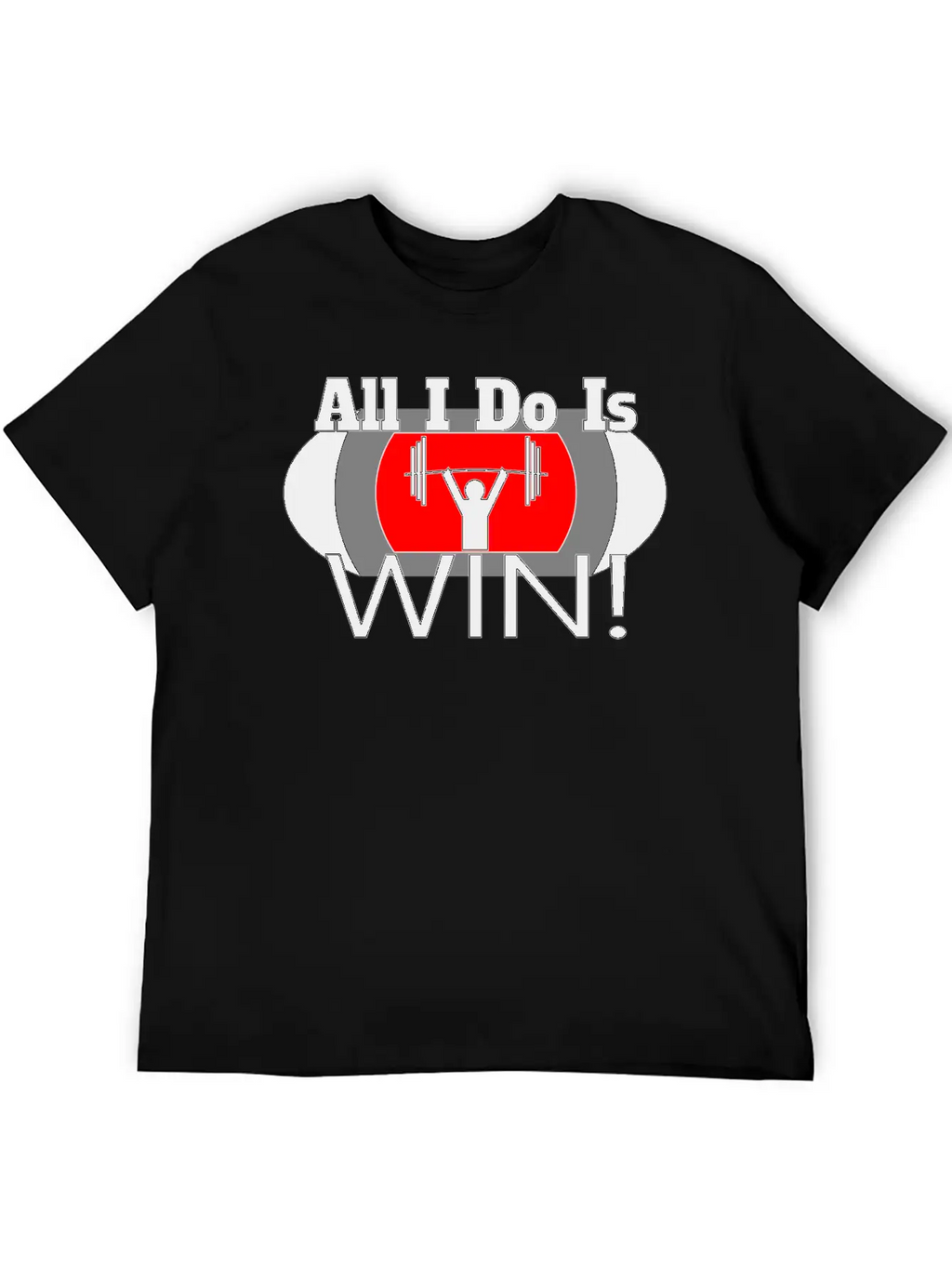 ALL I DO IS WIN (LIFTING) Unisex Casual T-Shirt – Clean Design For Daily Comfort