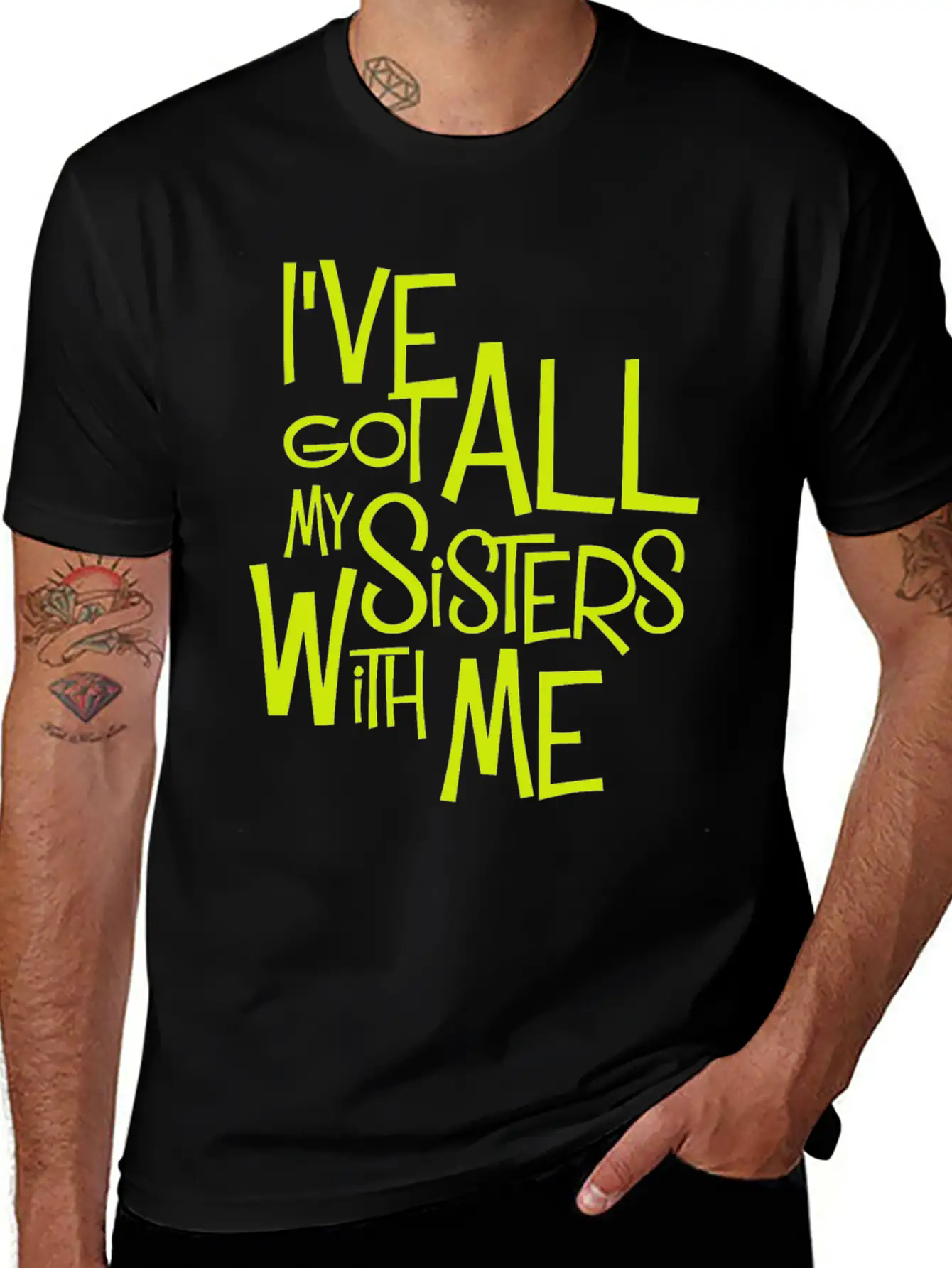 All My Sisters Unisex Casual T-Shirt – Clean Design For Daily Comfort