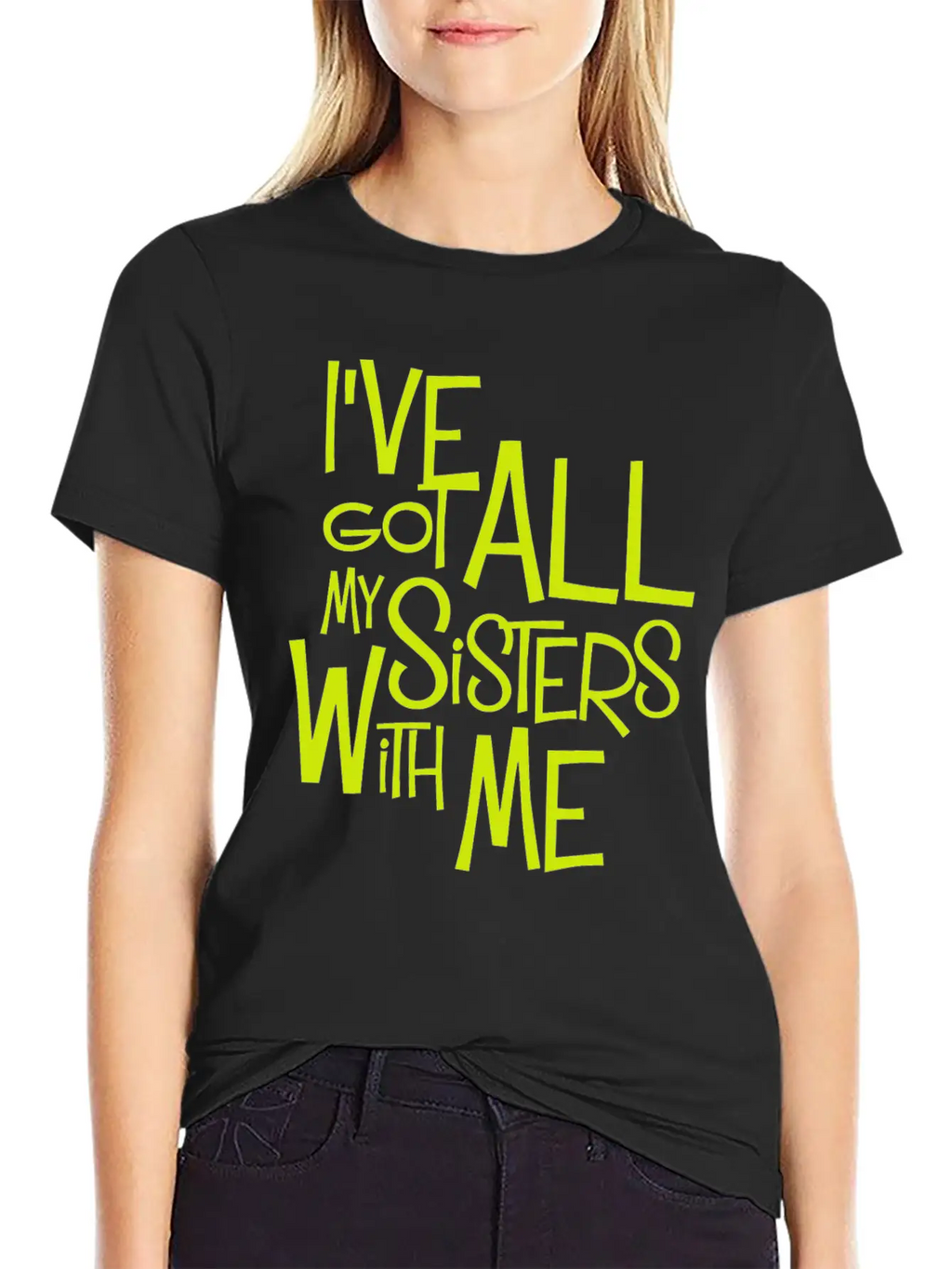 All My Sisters Unisex Casual T-Shirt – Clean Design For Daily Comfort