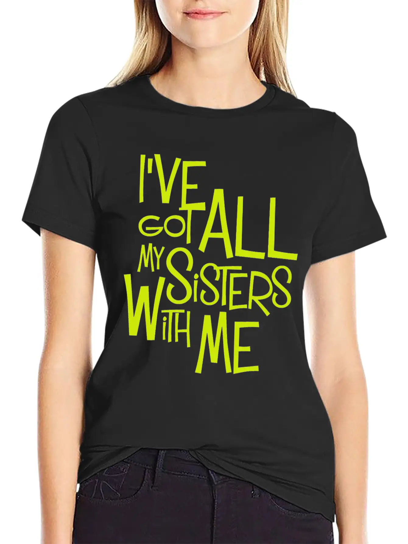 All My Sisters Unisex Casual T-Shirt – Clean Design For Daily Comfort