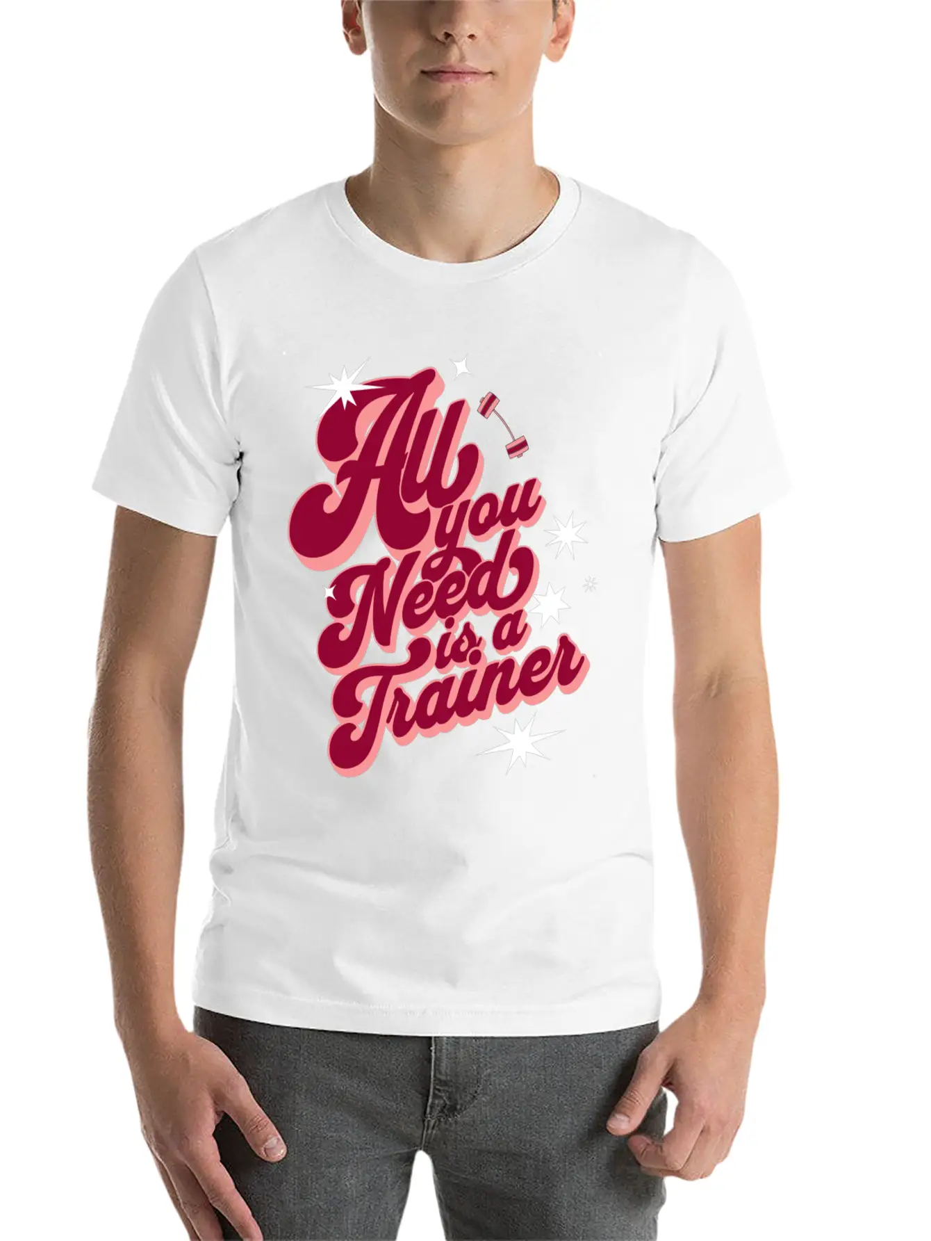 All You Need Is A Trainer Unisex Casual T-Shirt – Clean Design For Daily Comfort