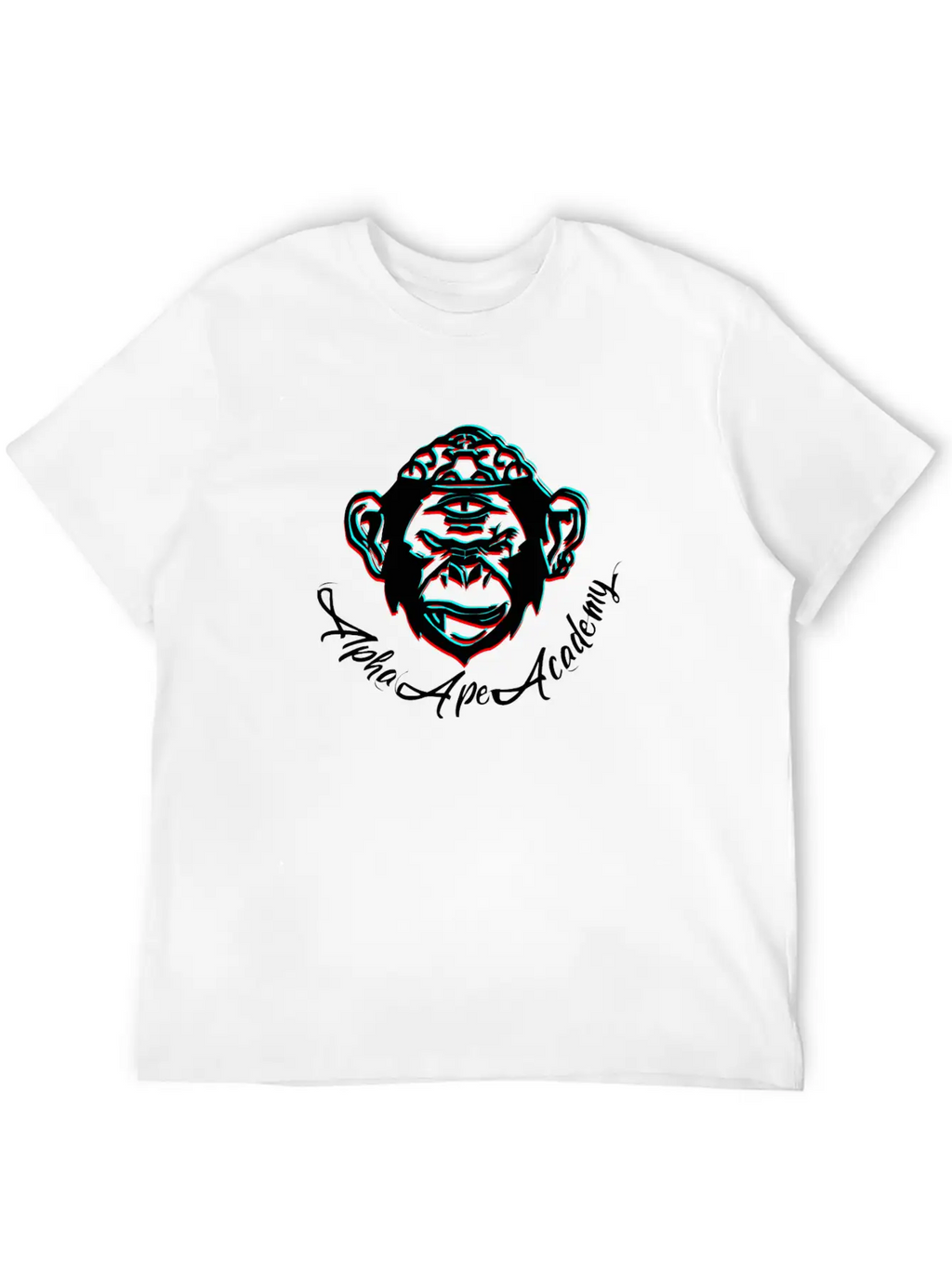 Alpha Ape Academy Classic T Shirt Unisex Casual T-Shirt – Clean Design For Daily Comfort