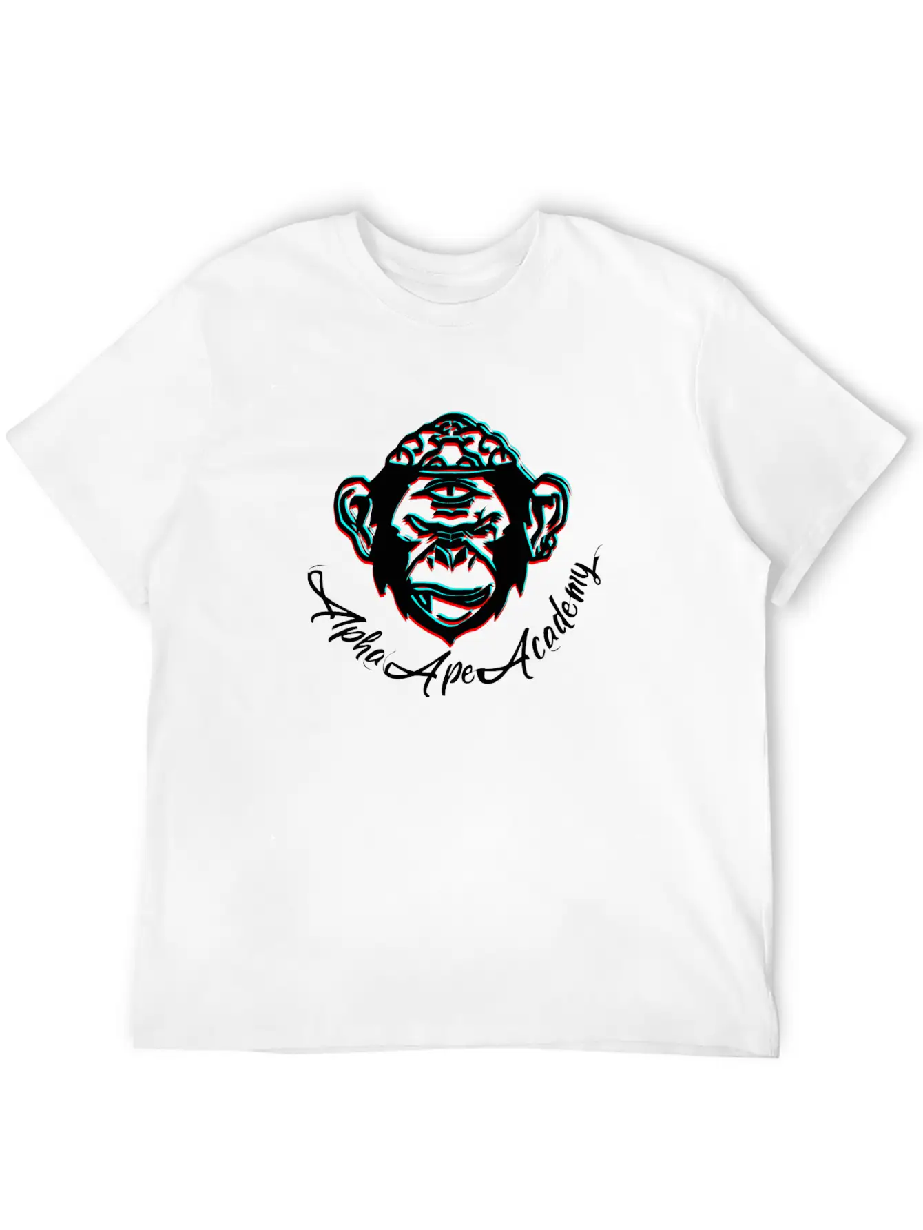 Alpha Ape Academy Classic T Shirt Unisex Casual T-Shirt – Clean Design For Daily Comfort