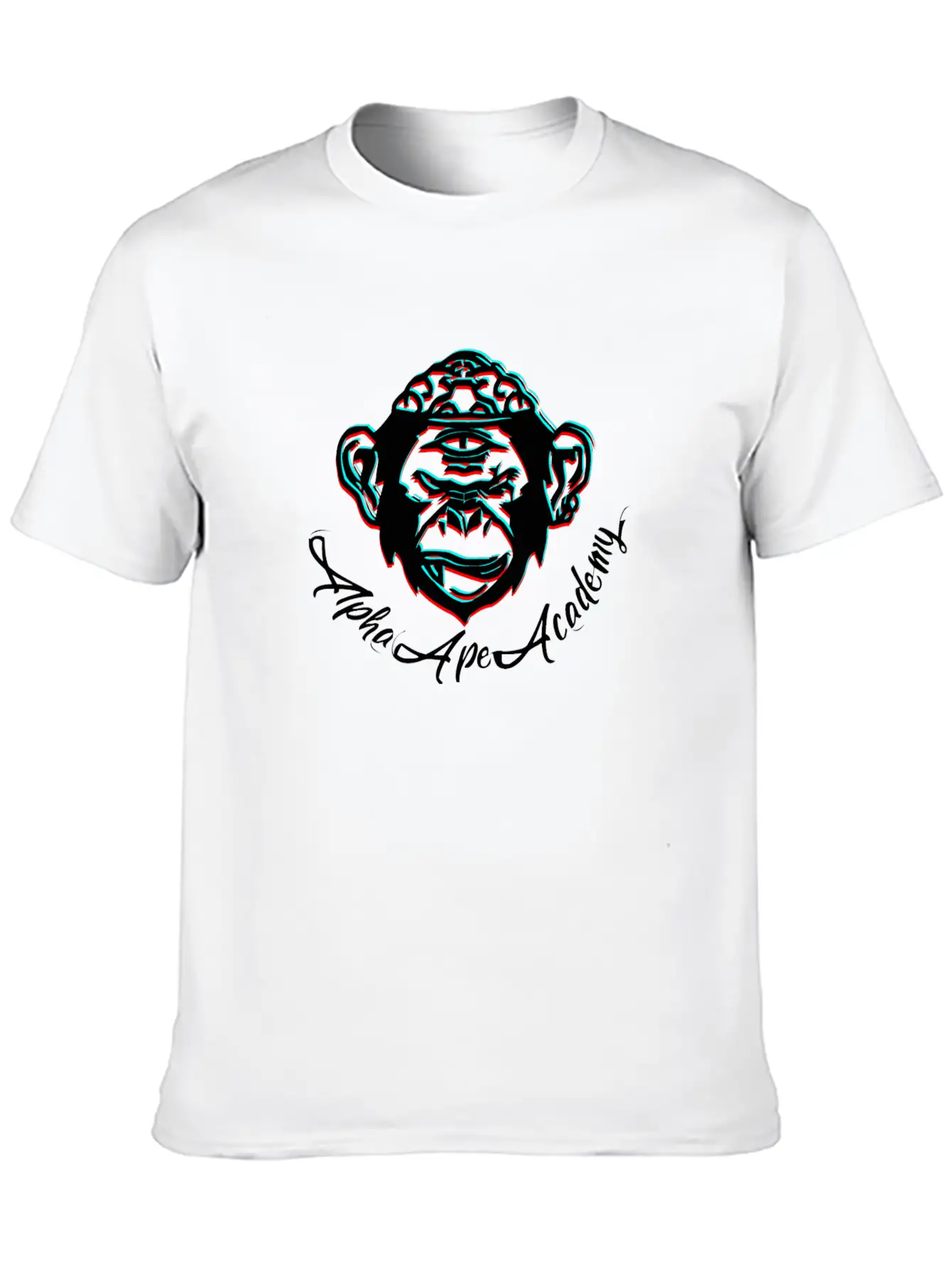 Alpha Ape Academy Classic T Shirt Unisex Casual T-Shirt – Clean Design For Daily Comfort