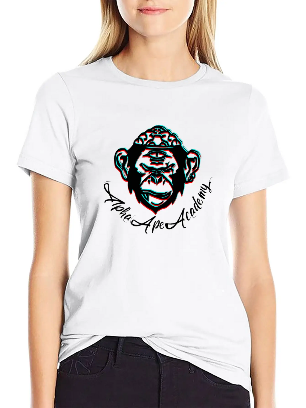 Alpha Ape Academy Classic T Shirt Unisex Casual T-Shirt – Clean Design For Daily Comfort