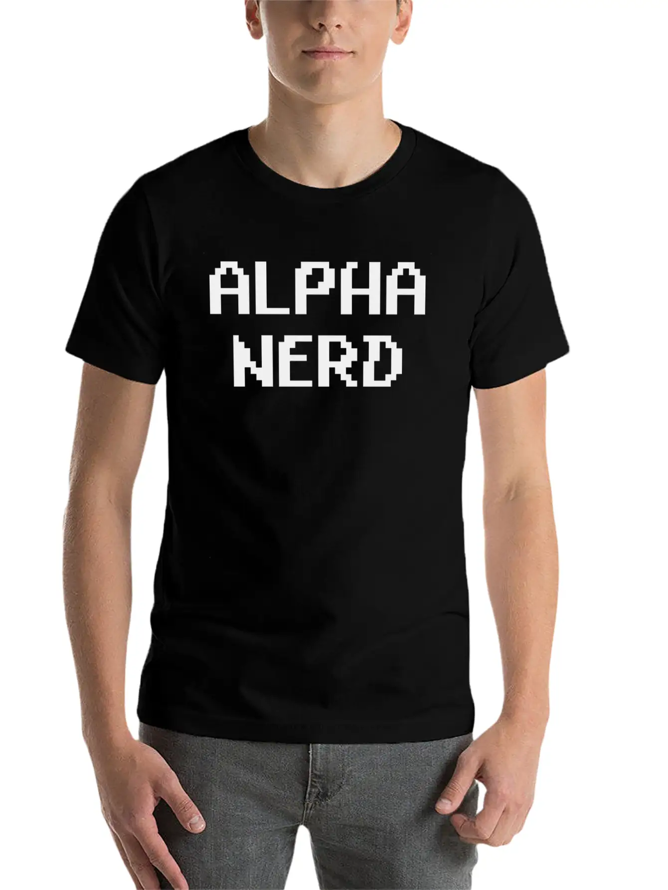 Alpha Nerd Casual Graphic T-Shirt – Simple And Comfortable Daily Wear
