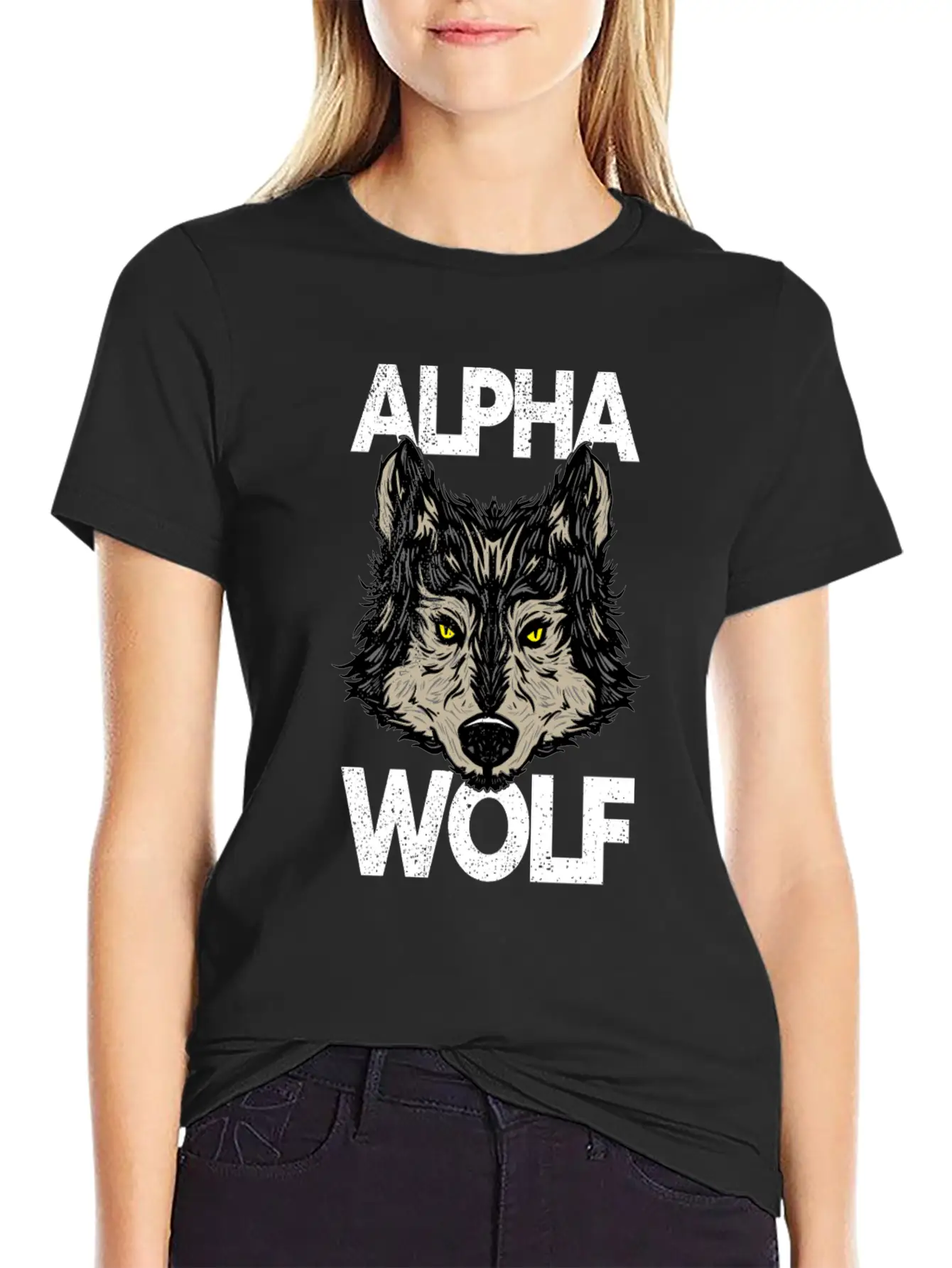 Alpha Wolf Casual Graphic T-Shirt – Simple And Comfortable Daily Wear