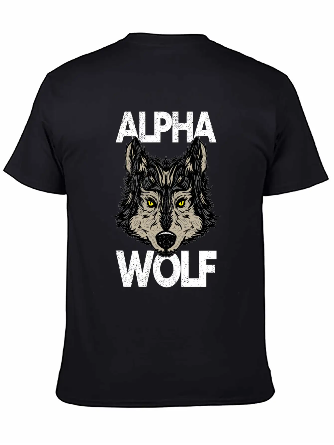 Alpha Wolf Casual Graphic T-Shirt – Simple And Comfortable Daily Wear
