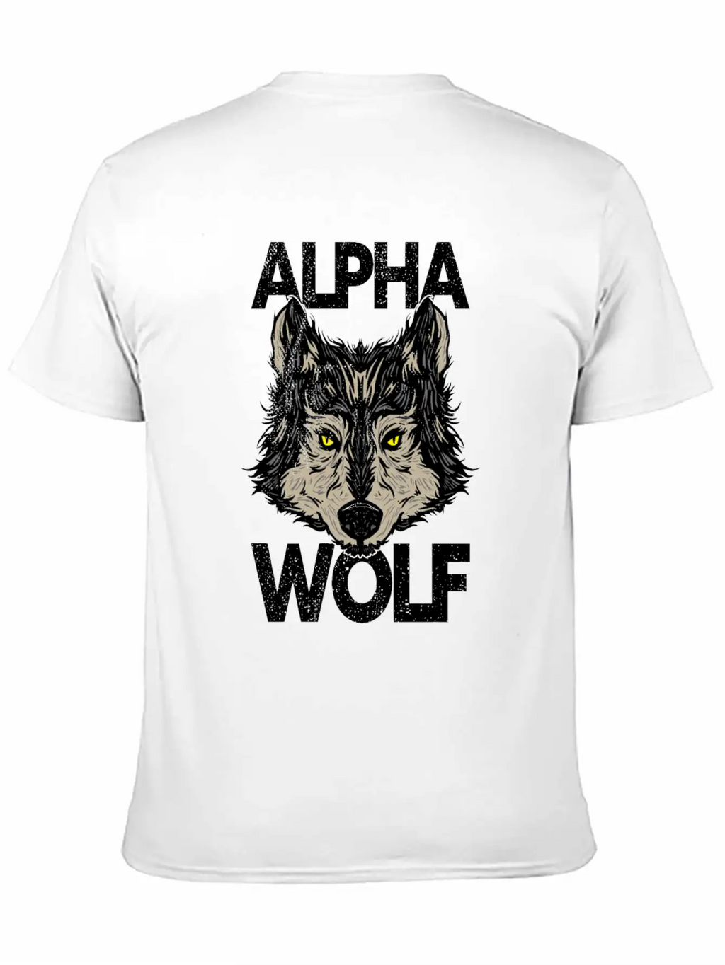 Alpha Wolf Casual Graphic T-Shirt – Simple And Comfortable Daily Wear