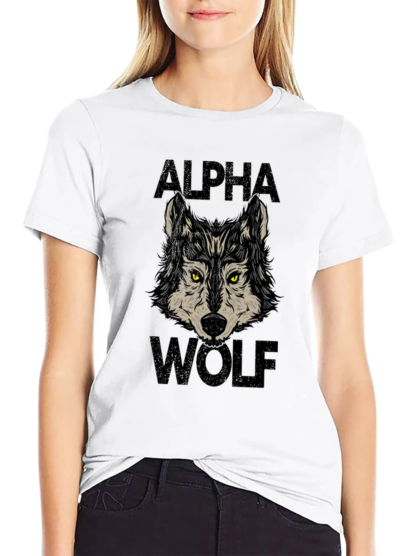 Alpha Wolf Casual Graphic T-Shirt – Simple And Comfortable Daily Wear