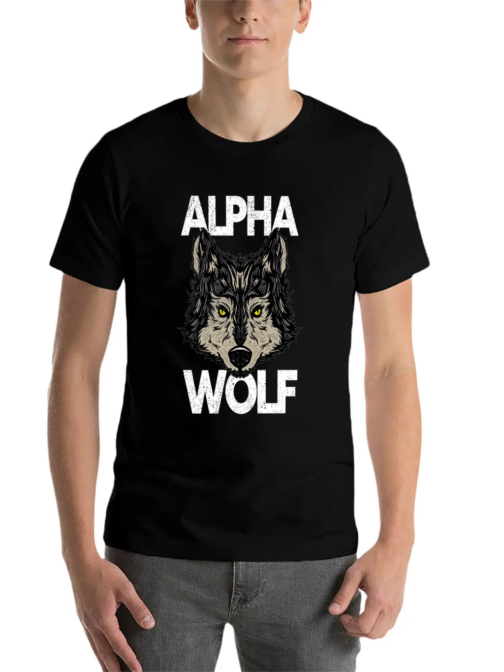 Alpha Wolf Casual Graphic T-Shirt – Simple And Comfortable Daily Wear
