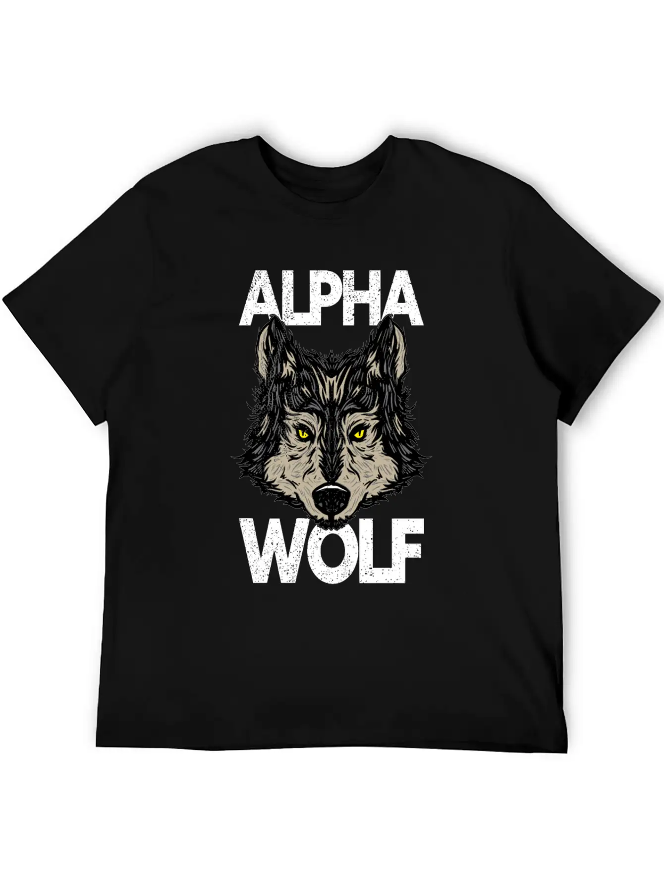 Alpha Wolf Casual Graphic T-Shirt – Simple And Comfortable Daily Wear