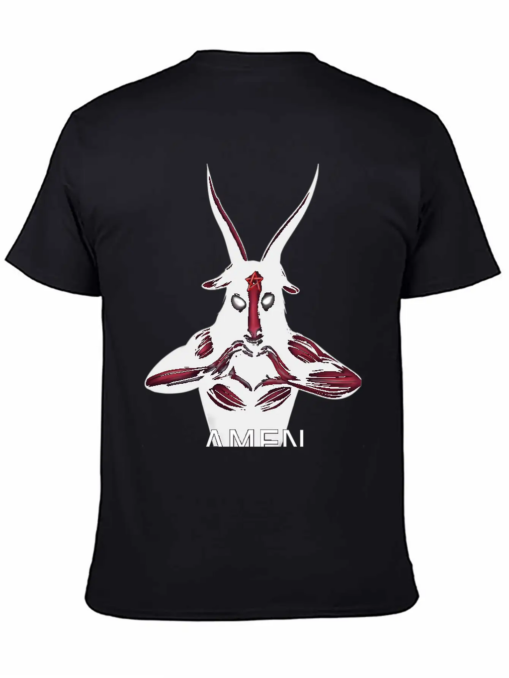 Alternative Amen Occult Love Casual Graphic T-Shirt – Simple And Comfortable Daily Wear