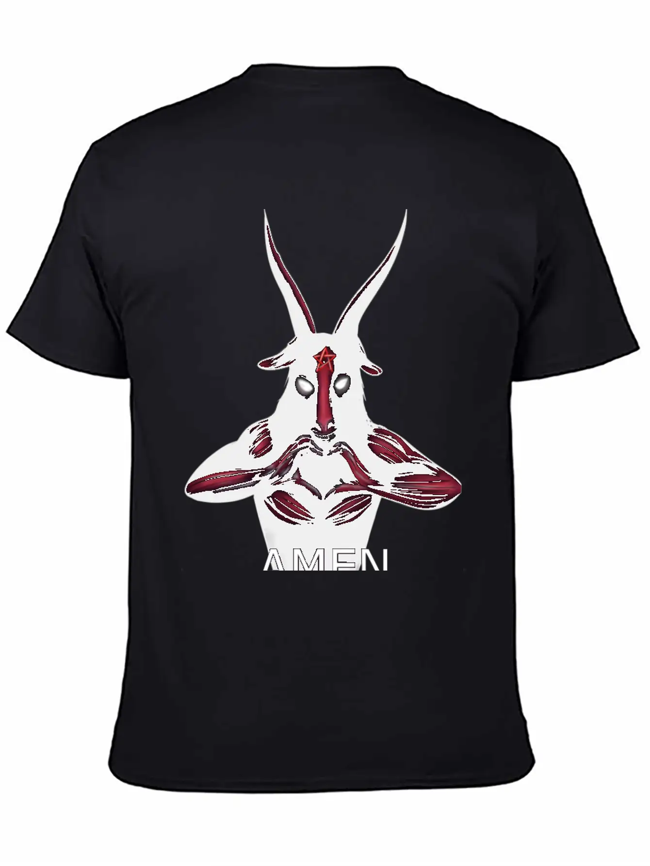 Alternative Amen Occult Love Casual Graphic T-Shirt – Simple And Comfortable Daily Wear