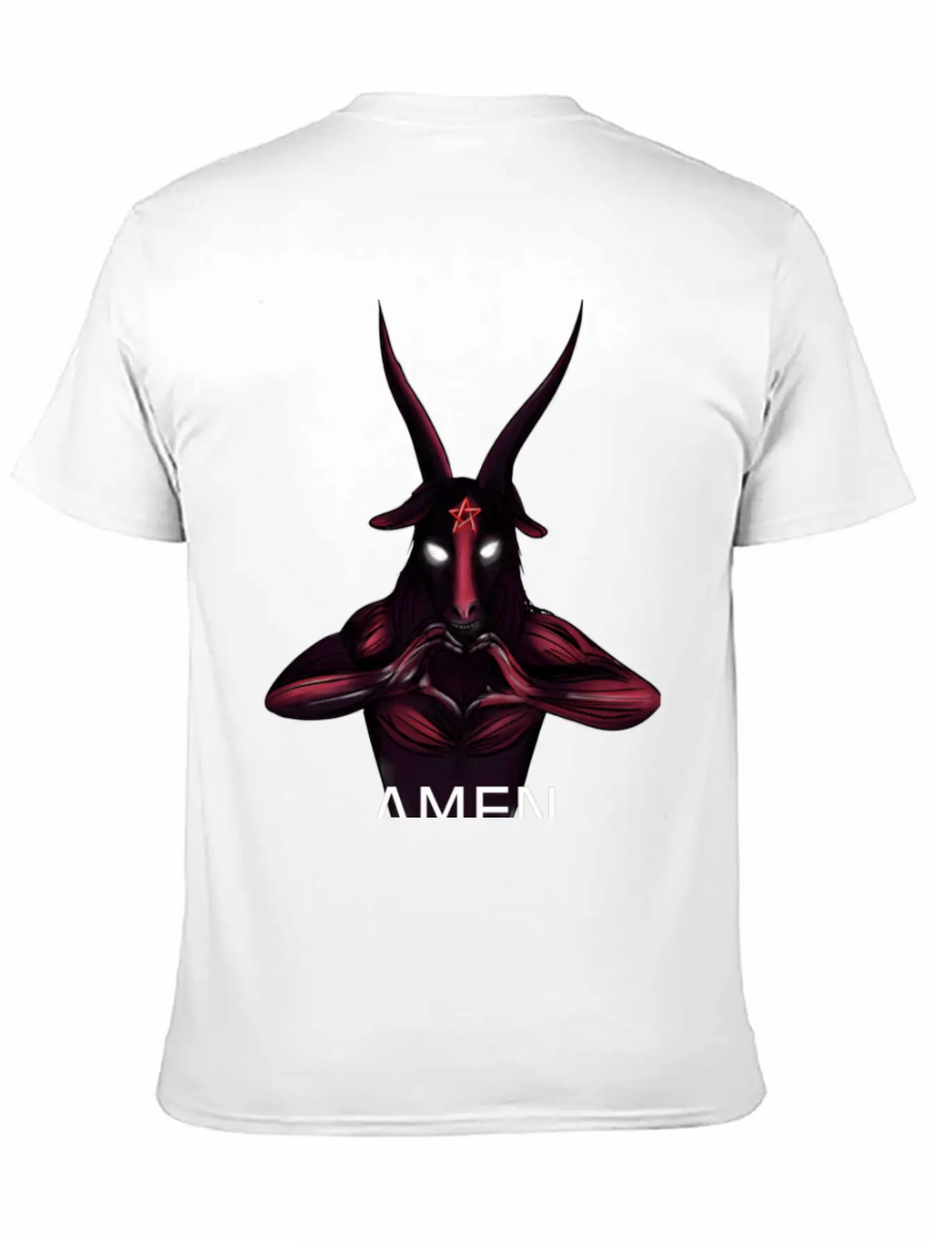 Alternative Amen Occult Love Casual Graphic T-Shirt – Simple And Comfortable Daily Wear
