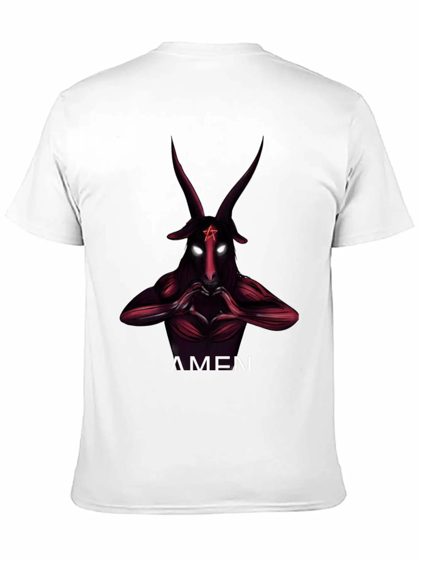 Alternative Amen Occult Love Casual Graphic T-Shirt – Simple And Comfortable Daily Wear