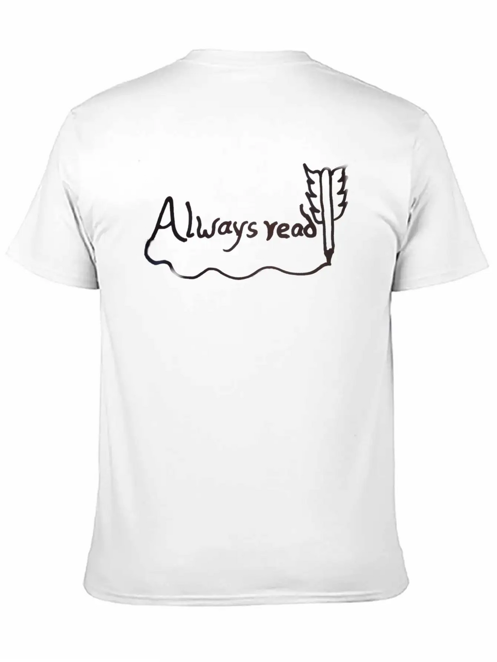 Alwayes Read Unisex Short Sleeve Soft Cotton T-Shirt – Casual Everyday Wear