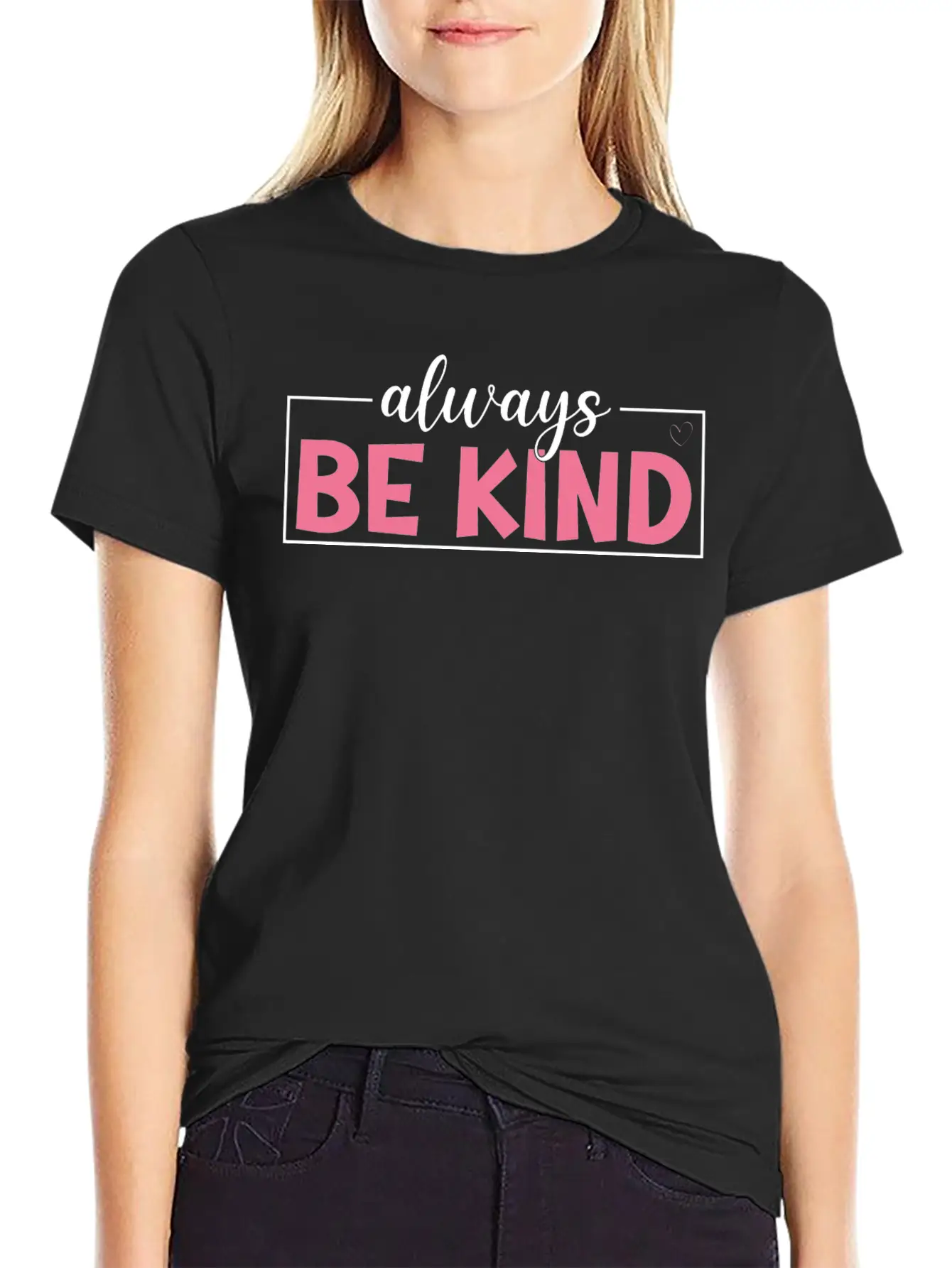Always Be Kind Breathable Soft Cotton T-Shirt – Timeless Casual Look